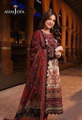 BrandsInn-3PC LAWN DIGITAL PRINTED SHIRT WITH SILK PRINTED DUPATTA AND PRINTED TROUSER-BI-060