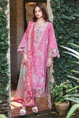 BrandsInn-3PC KHADDAR EMBROIDERED SHIRT WITH WOOL PRINTED SHAWL AND TROUSER -BI-5243