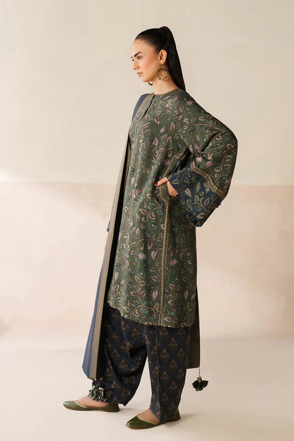BrandsInn-3PC VISCOSE PRINTED SHIRT WITH VISCOSE PRINTED DUPATTA AND TROUSER-BI-2632