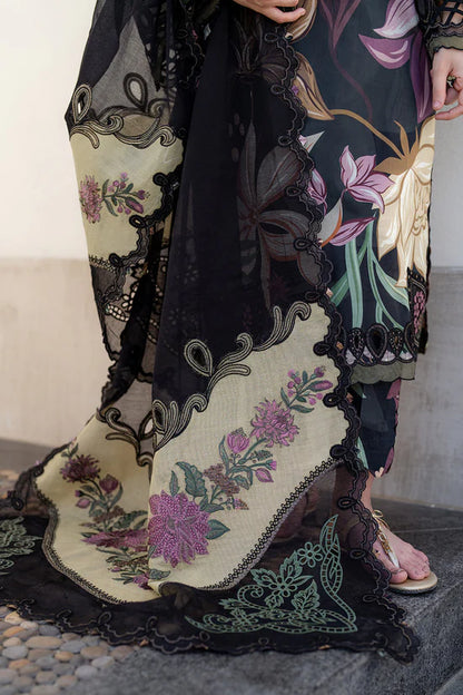 BrandsInn-3PC KHADDAR PRINTED EMB SHIRT WITH KHADDAR PRINTED EMB DUPATTA AND PRINTED TROUSER-BI-2624