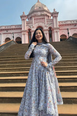 BrandsInn-3PC KHADDAR PRINTED SHIRT WITH KHADDAR PRINTED DUPATTA AND PRINTED TROUSER-BI-