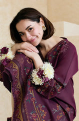 BrandsInn - 3PC LAWN EMBROIDERED SHIRT WITH ORGANZA EMBROIDERED DUPATTA AND TROUSER -BI-430