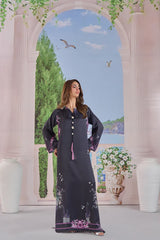 BrandsInn-3PC-SHAMOZE SILK PRINTED SHIRT SILK PRINTED DUPATTA AND SILK TROUSER-BI-9011