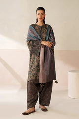 BrandsInn-3PC VISCOSE PRINTED SHIRT WITH VISCOSE PRINTED DUPATTA AND TROUSER-BI-2637