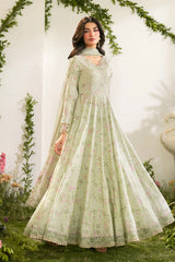 BrandsInn-3PC LAWN PRINTED EMB FROCK WITH SILK PRINTED DUPATTA AND TROUSER-BI-067