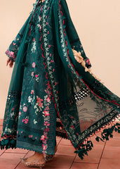 BrandsInn-3PC LAWN EMBROIDERED SHIRT WITH ORGANZA EMBROIDERED DUPATTA AND TROUSER -BI-4733