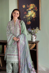 BrandsInn-3PC KARANDI PRINTED EMBROIDERED SHIRT WITH KARANDI PRINTED DUPATTA AND TROUSER-BI-2564