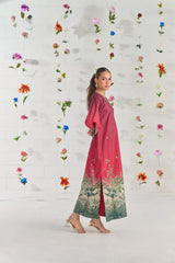 BrandsInn-3PC-SHAMOZE SILK PRINTED SHIRT WITH SILK PRINTED DUPATTA AND SILK TROUSER-BI-9016