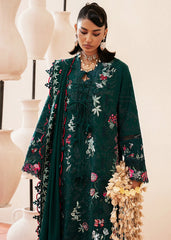BrandsInn-3PC LAWN EMBROIDERED SHIRT WITH ORGANZA EMBROIDERED DUPATTA AND TROUSER -BI-4733