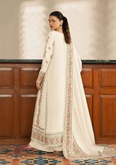 BrandsInn-3PC DHANAK EMBROIDERED SHIRT WITH DHANAK EMB SHAWL AND TROUSER-BI-5208