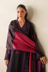 BrandsInn-3PC KHADDAR PRINTED SHIRT WITH KHADDAR PRINTED DUPATTA AND PRINTED TROUSER-BI-