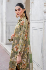 BrandsInn-3PC KARANDI PRINTED SHIRT WITH KARANDI PRINTED DUPATTA AND TROUSER-BI-2579