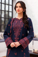 BrandsInn-3PC LAWN EMBROIDERED SHIRT WITH CHIFFON EMBROIDERED DUPATTA AND TROUSER-BI-4611