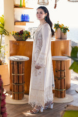 BrandsInn-3PC LAWN EMBROIDERED SHIRT WITH CHIFFOON PRINT DUPATTA AND EMB TROUSER-BI-4652