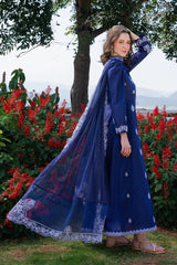 BrandsIInn-3PC LAWN EMBROIDERED SHIRT WITH KHADDI NET EMB DUPATTA AND TROUSER-BI-4844