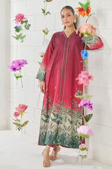 BrandsInn-3PC-SHAMOZE SILK PRINTED SHIRT WITH SILK PRINTED DUPATTA AND SILK TROUSER-BI-9016