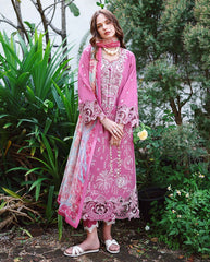 BrandsInn-3PC KHADDAR EMBROIDERED SHIRT WITH WOOL PRINTED SHAWL AND TROUSER -BI-5243
