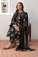BrandsInn-3PC LAWN PRINTED SHIRT WITH CHIFFON PRINT DUPATTA AND PRINT TROUSER-BI-424