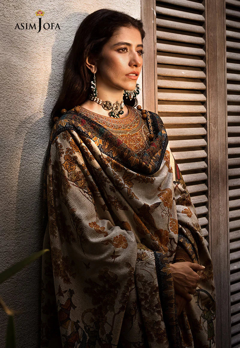 BrandsInn-3PC LAWN EMBROIDERED WITH MONARK PTINT DUPATTA & TROUSR-BI-214