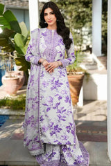 BrandsInn-3PC KHADDAR PRINTED EMB SHIRT WITH KHADDAR PRINT EMB DUPATTA AND PRINT TROUSER-ADR-2562