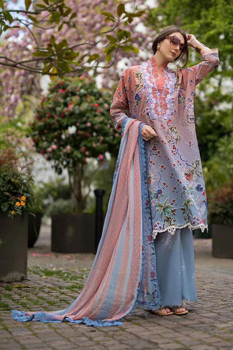 BrandsInn-3PC KARANDI PRINTED EMBROIDERED SHIRT WITH KARANDI PRINTED DUPATTA AND TROUSER-BI-2565