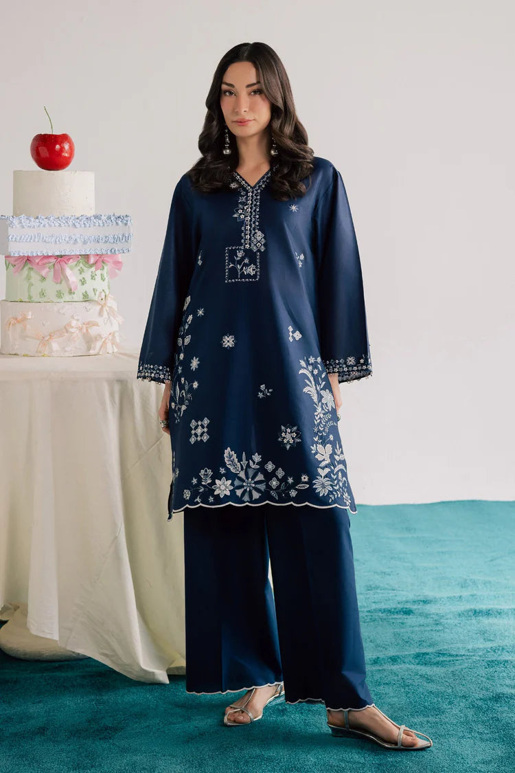 BATIK-2PC LAWN EMBROIDERED SHIRT WITH LAWN EMBROIDERED SLEEVES-ADR-269