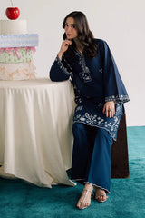 BATIK-2PC LAWN EMBROIDERED SHIRT WITH LAWN EMBROIDERED SLEEVES-ADR-269