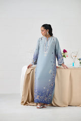 BrandsInn-3PC-SHAMOZE SILK PRINTED SHIRT SILK PRINTED DUPATTA AND SILK TROUSER-BI-9009