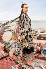 BrandsInn-3PC KHADDAR PRINTED EMB SHIRT WITH KHADDAR PRINTED DUPATTA AND PRINTED TROUSER-BI-2629