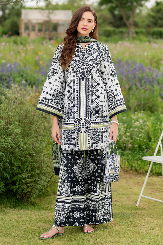 BrandsInn-3PC KHADDAR PRINTED SHIRT WITH KHADDAR PRINTED DUPATTA AND PRINTED TROUSER-ADR-2626