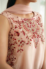 BrandsInn-3PC-RAW SILK HAND EMBELLISHED SHIRT EMBROIDRED SOFT SILKDUPATTA AND RAW SILK EMBROIDERED TROUSER-BI_5165