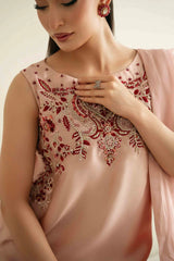 BrandsInn-3PC-RAW SILK HAND EMBELLISHED SHIRT EMBROIDRED SOFT SILKDUPATTA AND RAW SILK EMBROIDERED TROUSER-BI_5165
