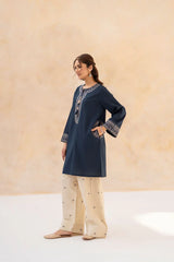BrandsInn-2PC LAWN EMBROIDERED SHIRT WITH LAWN EMBROIDERED TROUSER-BI-259