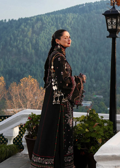 BrandsInn-3PC KARANDI EMBROIDERED SHIRT WITH COURTRAI PRINTED SHAWL AND TROUSER- BI-4261