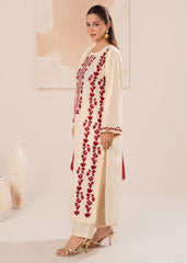 BrandsInn-3PC LAWN EMBROIDERED SHIRT WITH CHIFFON TYE&DYE DUPATTA AND TROUSER-BI-4649