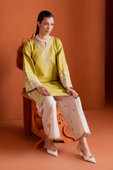 BrandsInn-2PIECE LAWN EMBROIDERED SHIRT WITH LAWN EMB TROUSER-BI-265