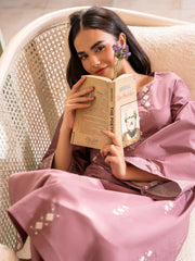 BrandsInn-2PC DHANAK EMBROIDERED SHIRT WITH DHANAK EMBROIDERED TROUSER-BI-103