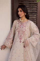 BrandsInn-3PC LAWN EMBROIDERED WITH ORGANZA EMBROIDERED DUPATTA & TROUSER -BI-4777