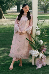 BrandsInn-3PC LAWN EMBROIDERED SHIRT WITH CHIFFON EMBROIDERED DUPATTA AND TROUSER-BI-4840