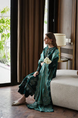BrandsInn-3PC KARANDI EMBROIDERED SHIRT WITH DHANAK EMBROIDERED SHAWL AND TROUSER-BI-4332