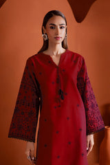 BrandsInn-2PC LAWN EMBROIDERED SHIRT WITH TROUSER-BI-05