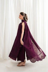 BrandsInn-3PC LAWN EMBROIDERED SHIRT WITH KHADDI NET EMB DUPATTA AND TROUSER-BI-4922