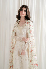 BrandsInn_3PC LAWN CHIKAN EMBROIDERED SHIRT WITH SILK PRINTED DUPATTA AND TROUSER-BI-4902