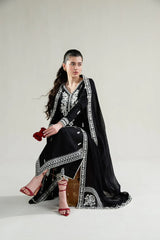 BrandsInn-3PC LAWN EMBROIDERED SHIRT WITH KHADDI NET EMBROIDERED DUPATTA AND TROUSER-BI-4778
