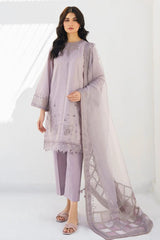 BrandsInn- 3PC LAWN HEAVY EMBROIDERED SHIRT WITH ORGANZA EMBROIDERED READY TO WEAR DUPATTA-BI-166