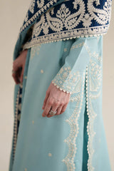 BrandsInn-3PC LAWN EMBROIDERED SHIRT WITH CHIFFON EMB DUPATTA AND TROUSER-BI-4916