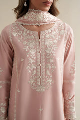 BrandsInn-3PC LAWN EMBROIDERED SHIRT WITH CHIFFON EMB DUPATTA AND TROUSER-BI-4915