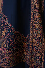 BrandsInn-3PC DHANAK EMBROIDERED SHIRT WITH DHANAK EMBROIDERED SHAWL AND TROUSER-BI-4358