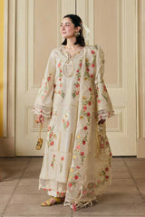 BrandsInn-3PC LAWN HEAVY EMBROIDERED SHIRT WITH ORGANZA EMB DUPATTA AND TROUSER-BI-4903