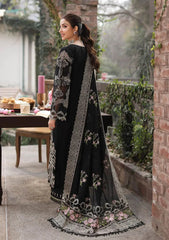 BrandsInn-3PC LAWN EMBROIDERED SHIRT WITH CHIFFON EMBROIDERED DUPATTA AND TROUSER -BI-4633
